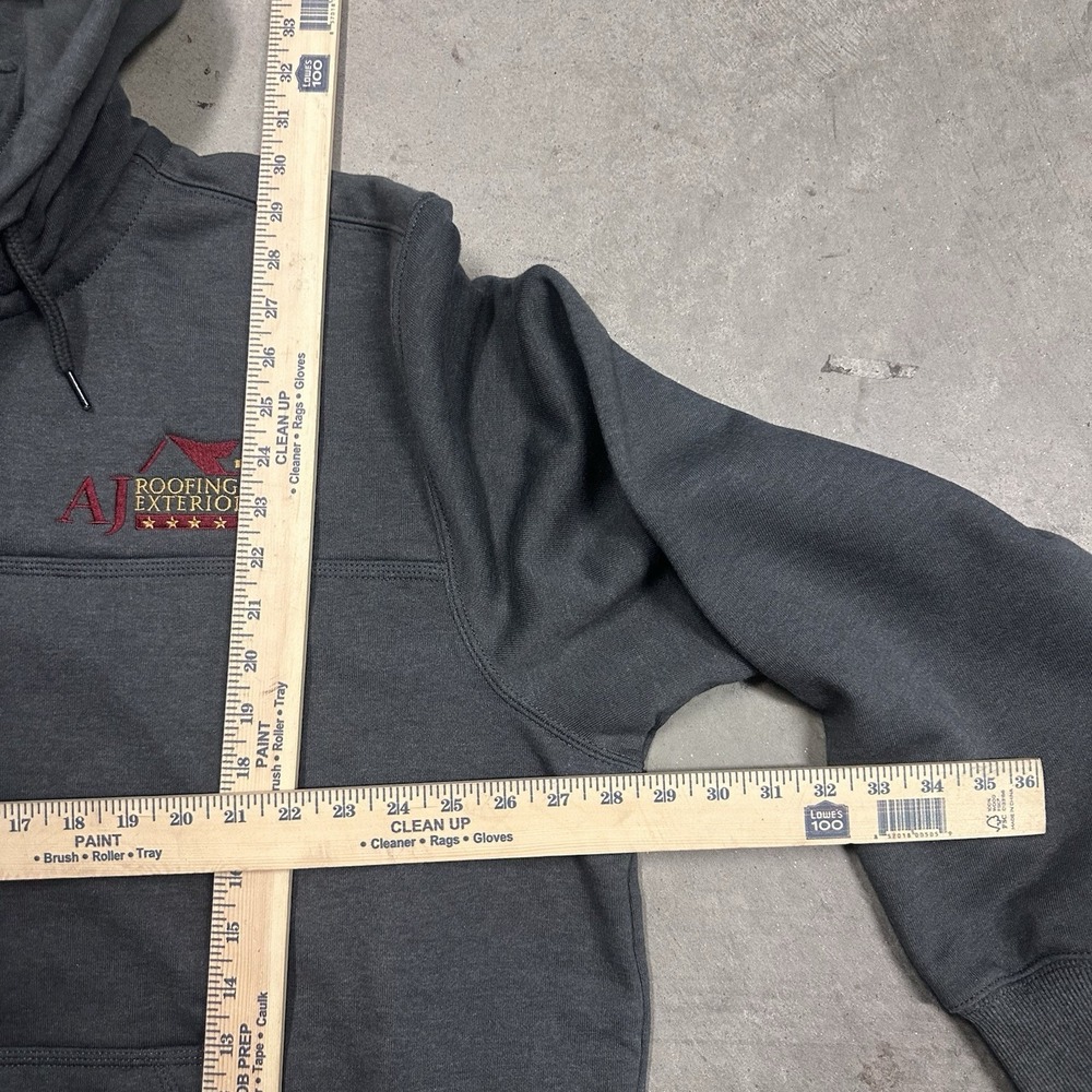 Carhartt Rain Defender Hoodie Mens 2XL Gray Sweatshirt Fleece Loose 100617 - Picture 6 of 8